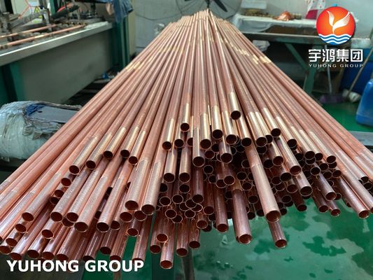 Copper Nickel Tube B111 C70600-O61 Spiral Fin Tube For Chiller And Air Cooler