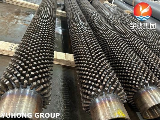 ASTM A106 Gr.B Carbon Steel Studded Fin Tube Used In Radiant Coil  And  Raffinate Oild