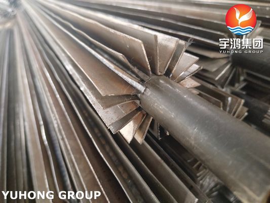 ASTM A179 Carbon Steel Longitudinal Fin Tube Carbon Steel Fin For  Heat Recovery