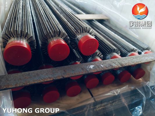 ASTM A213 TP316L Longitudinal Finned Tube with SS316L Fins for Oil Cooler