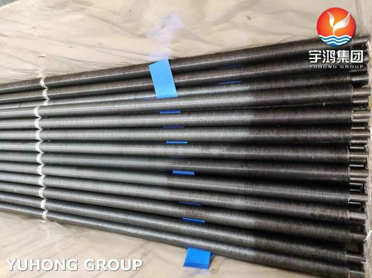 Air Cooler Tube ASTM A179 Carbon Steel Embedded Fin Tube With Al1060 Fin