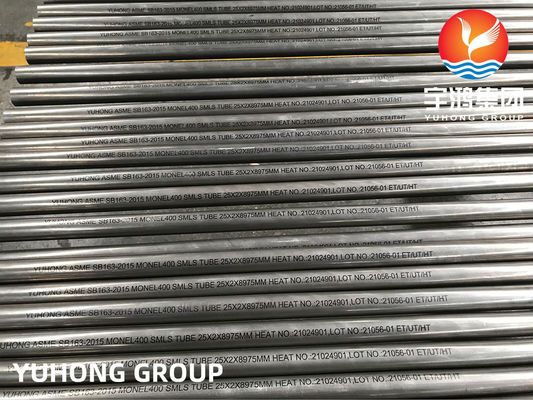 ASME SB163 MONEL 400 Boiler Tube For Annealing Furnace Cooler And Fired Heater