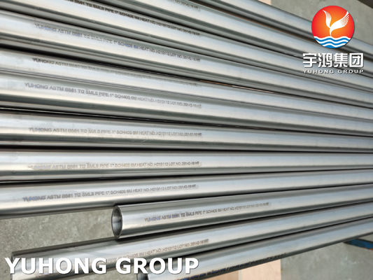 Titanium Alloy Steel ASTM B861 GR2 Heat Exchanger Tube In Cooling Systems