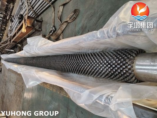 High Frequency Welding HFW Carbon Steel Studded Finned Tubes for Furnace High-Performance