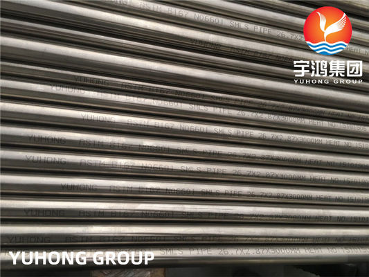 ASME SB167 N06601 Nickel Alloy Steel Heat Exchanger Tube For Petrochemical Industry