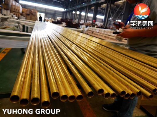 ASTM B111 C68700 Seamless Copper Alloy Tubes High Thermal Conductivity Corrosion Resistance for Heat Exchangers Boilers