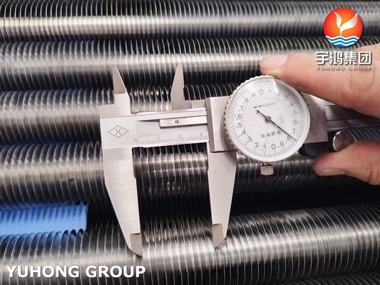 Embedded Fin Tube ASTM A179 Aluminium Strip Al1060 For Air Cooler