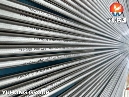 ASTM A249 TP316L Stainless Steel Welded Tubes For Marine Engineering