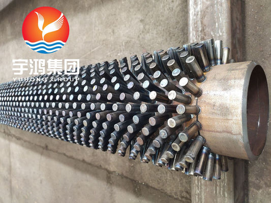 ASTM A335 P9 Chromium-Molybdenum Alloy Studded Finned Tubes for High-Temperature Furnace Applications