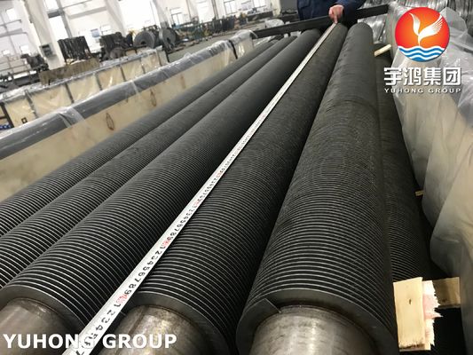 Solid Welded Helical Fin Tubes ASTM A213 T9 For Air Cooler