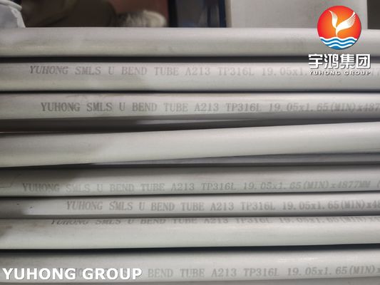 Stainless Steel ASTM A213 TP316L U Bend Tube For Heat Exchanger