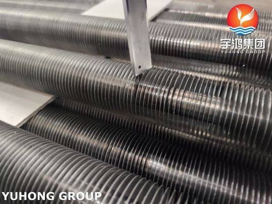 Embedded Finned Tube Carbon Steel ASTM A179 With AL1060 Fins For Heat Exchanger