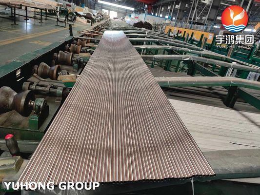 ASTM B111 C70600 Copper Nickle 90/10 Seamless Tube For Heat Exchanger Condenser