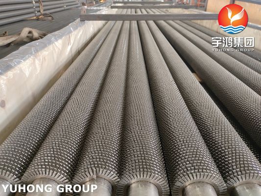 ASME SA192 Serrated Fin Tube For Waste Heat Ecovery System And Gas Cooler