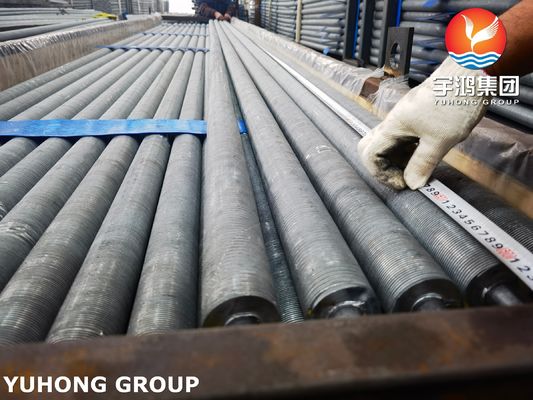 Carbon Steel ASTM A179 Extruded Finned Tube With Al1060 Fins For Heat Exchanger