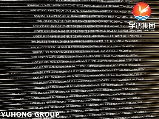 ASME SA106 Gr.B Seamless Carbon Steel Boiler Tube For High Temperature Environments