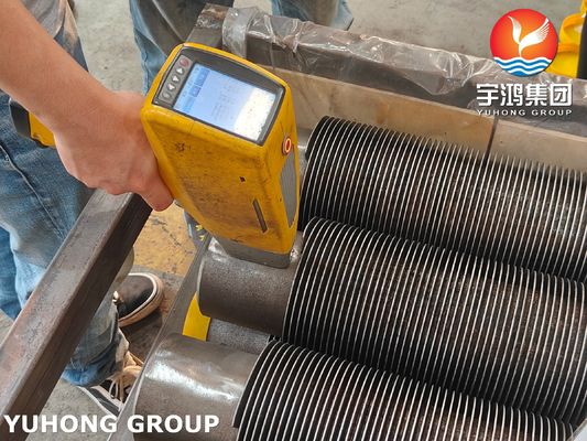 HFW Fin Tube ASTM A335 P22 Alloy Steel Seamless Tube With 11-13CR Strip For Economizer