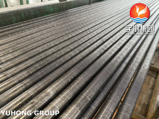 ASTM A179 ASME SA179 Carbon Steel Seamless Tube Low Fin Heat Exchanger Height 1.2 Mm Fin Space Customized