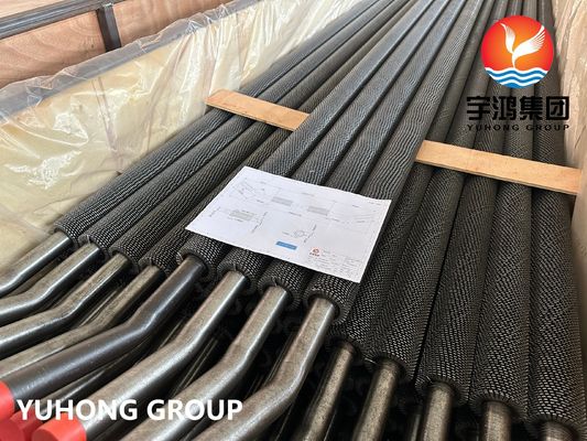 ASME SA213 T22 High Frequency Welded Serrated Finned Tubes Superior Heat Transfer For Heaters Industrial