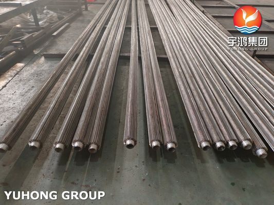 ASTM A213 TP316L Embedded G Fin Tube With Aluminum 1060  For Refrigeration And Air Conditioning Systems