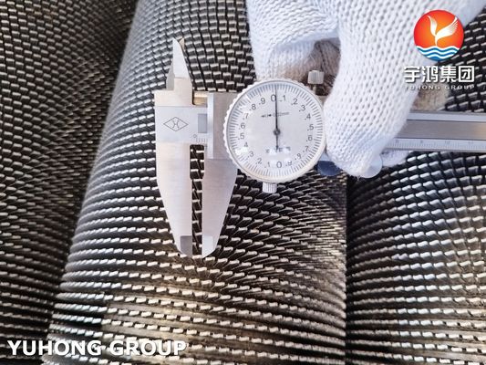 ASTM A312 TP316L Helical Spiral Serrated Finned Tube With SS316L Fins For Heat Exchanger
