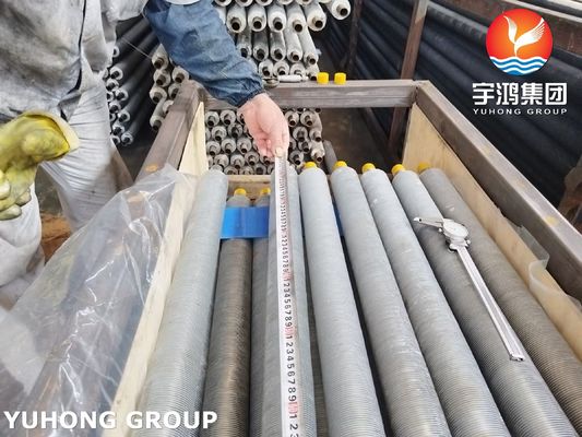 ASTM A249 TP304 L-Type Wound Finned Tube With Al1060 For HVAC Systems