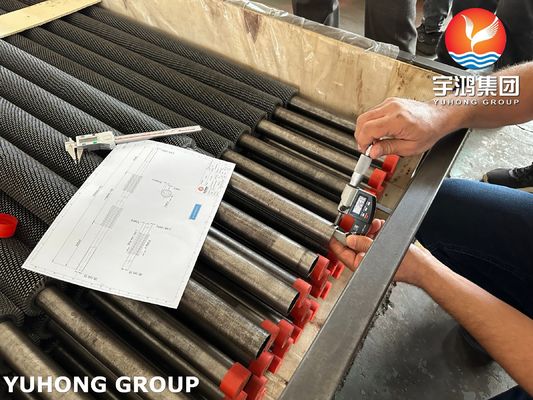 ASTM A213 T22 HFW 炭酸鋼のフリンズ付き,火炉用