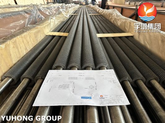 ASME SA213 T22 Serrated Fin Tube for Waste Heat Recovery Units and Fire Heater