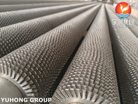 Carbon Steel Seamless Tube ASME SA192 HFW Serrated Fin Tube Convection Tube For Furnace