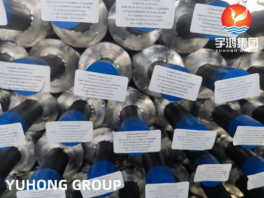 ASTM A179 Embedded Finned Tube with Al1100 Fins For Heat Exchanger and Condenser