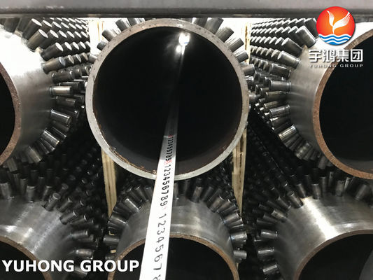 ท่อครีบเหล็กกล้าคาร์บอนไร้รอยต่อ ASTM A106 Gr.B สำหรับอุตสาหกรรมปิโตรเคมีและโรงกลั่น