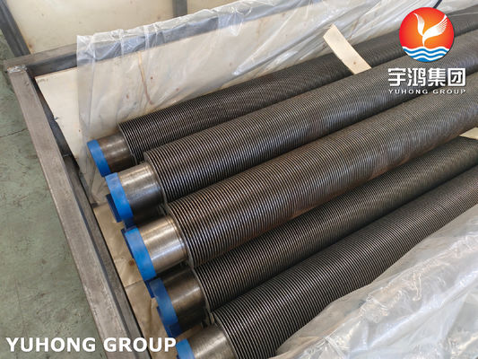 ASME SA106 Gr.B Carbon Steel HFW Solid Finnd Tube For Air Preheaters And Boiler 