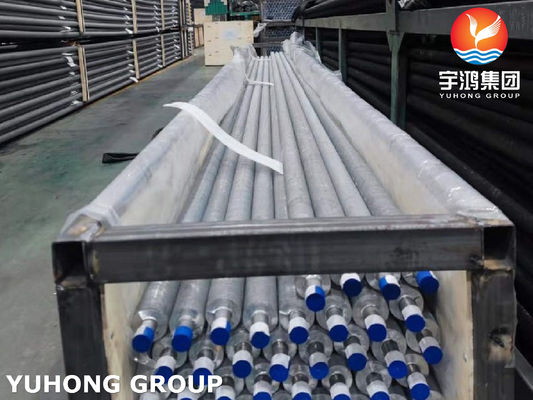 ASTM B163 Incoloy 825 Extruded Fin Tube With Aluminum Fin For Air-cooled Exchangers
