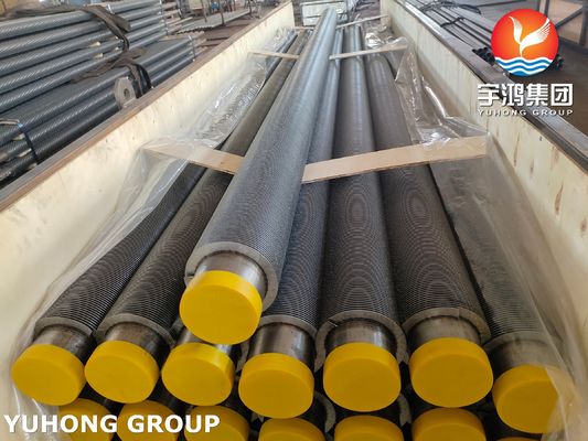 ASTM A335 P9 Spiral Finned Tube For Heat Transfer Equipments