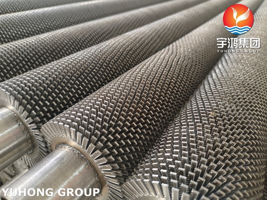 ASME SA192 Carbon Steel Serrated Fin Tube With CS Fin Strip For Economizer And Heat Recovery