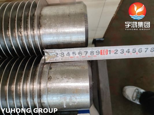 ASTM A335 P22 HFW Solid Finned Tube With 11-13Cr Fins For Power Plant Boilers