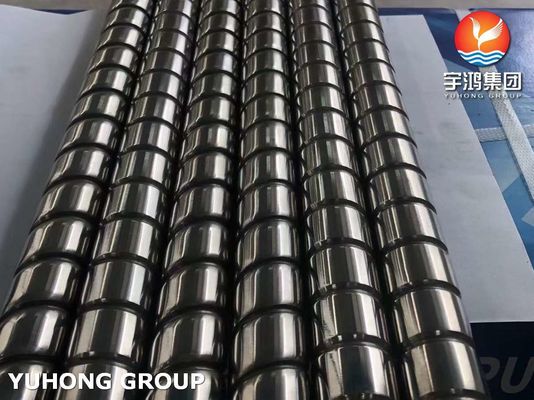 ASTM A213 TP304L S30403 Stainless Steel Corrugated Tube Enhanced Heat Transfer in Heat Exchanger