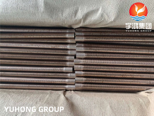 ASME B111 C70600 B111 C70600-O61 Copper Nickel Low Finned Tube For Heat Recovery Systems
