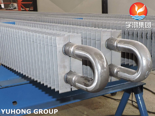 ASTM A106 Seamless Carbon Steel Square (H Type) FinTube For Radiator