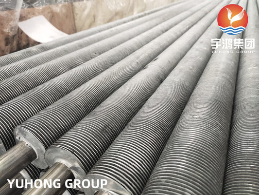 ASTM A249 TP304 Welded Austenitic Steel Extruded Finned Tube For Heat Exchangers