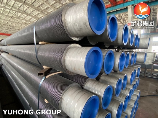 ASTM A312 TP347H High Frequency Welding Fin Tube For Furnaces Air Preheaters