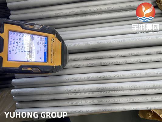 Stainless Steel Seamless ASTM A213 TP321 Bundle Tubes For Power Plants